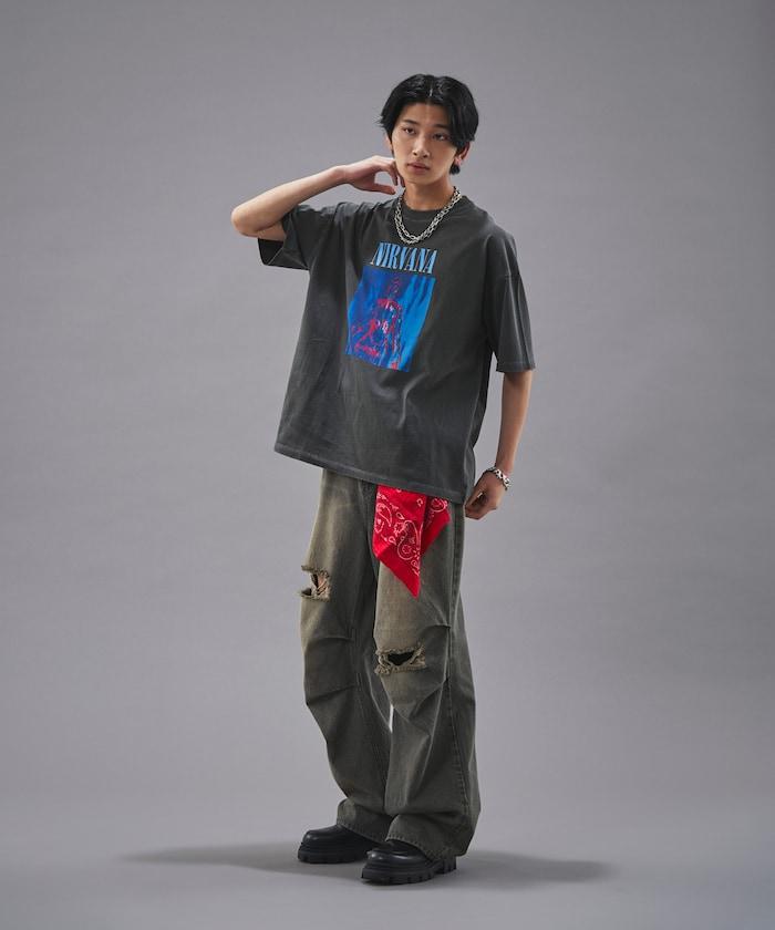 涅槃銀色顏料T恤