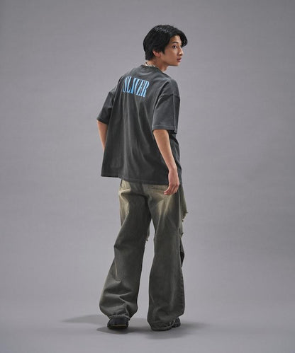 涅槃銀色顏料T恤