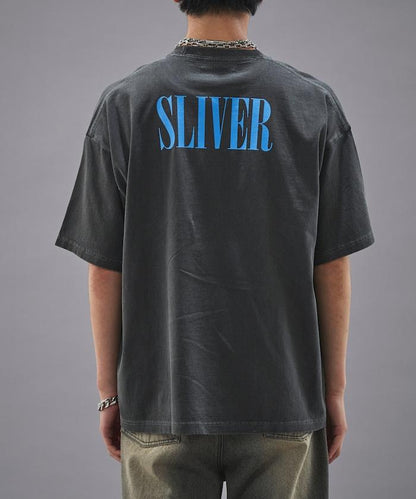 涅槃銀色顏料T恤