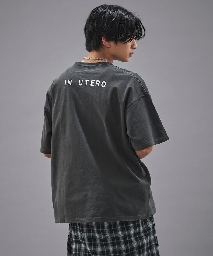 NIRVANA IN UTERO 色素T恤