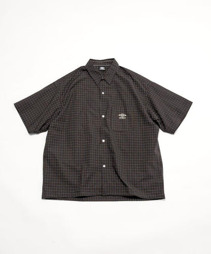 聯名 UMBRO 刺繡格子襯衫