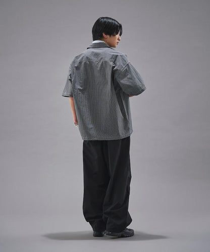 聯名 UMBRO 刺繡格子襯衫