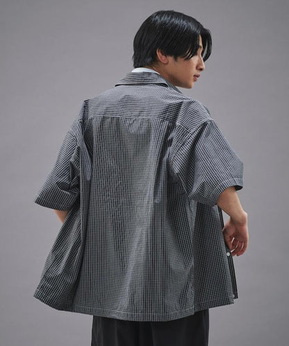 聯名 UMBRO 刺繡格子襯衫
