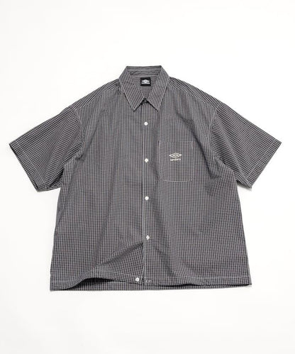 聯名 UMBRO 刺繡格子襯衫