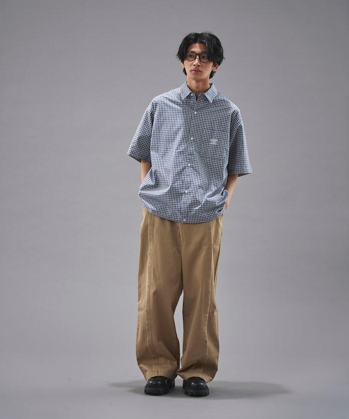 聯名 UMBRO 刺繡格子襯衫