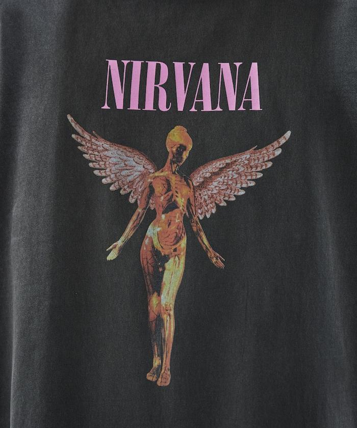 NIRVANA IN UTERO 色素T恤
