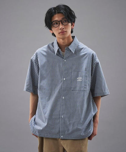 聯名 UMBRO 刺繡格子襯衫