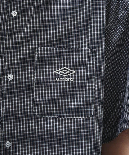 聯名 UMBRO 刺繡格子襯衫