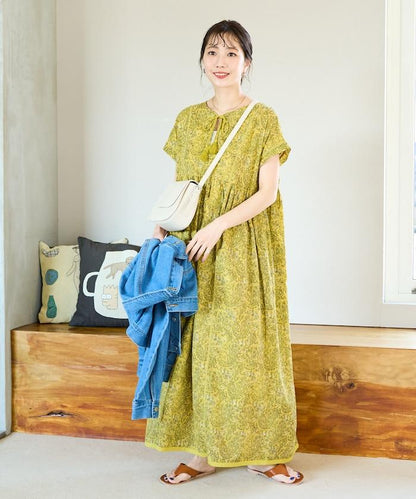 印度印花連衣裙