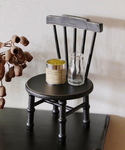 《WEB限定商品》インテリアチェア／ブラックアンティーク