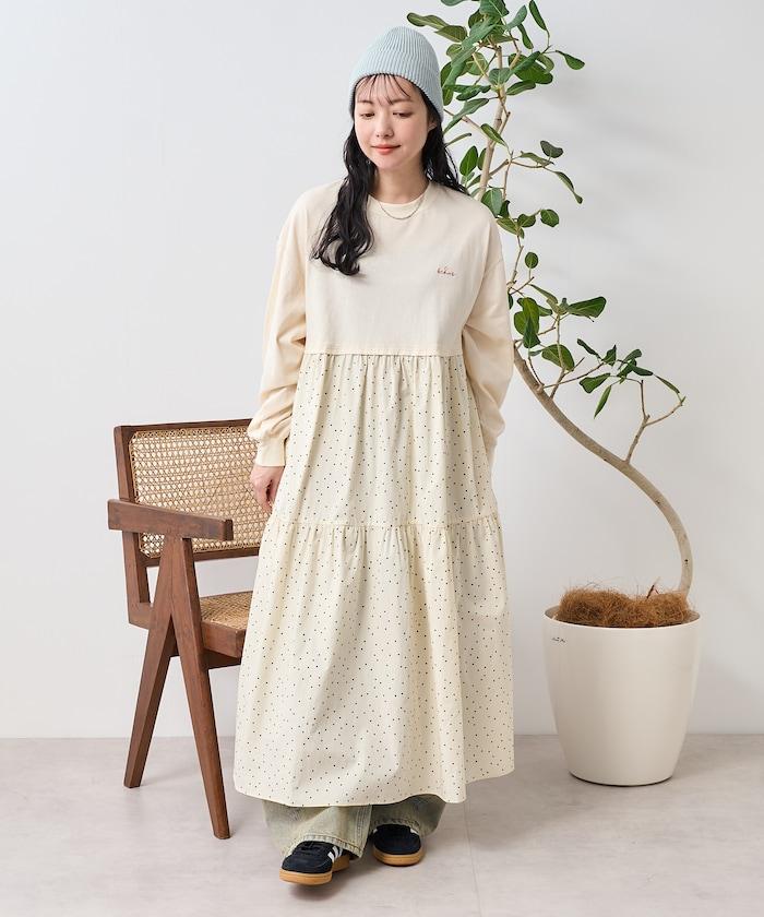 圓點連衣裙