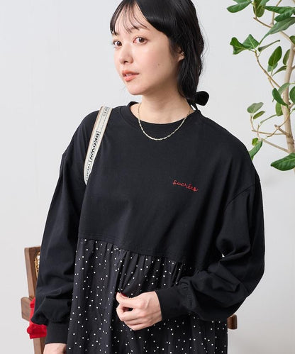 圓點連衣裙