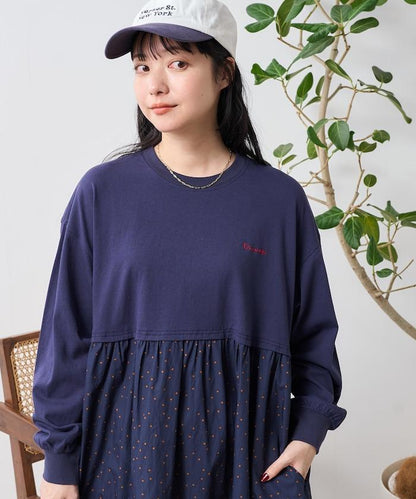圓點連衣裙