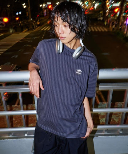聯名 UMBRO 條紋圓領T恤【限定推出】