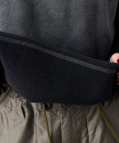 粉末漂白 剪裁開衩衛衣