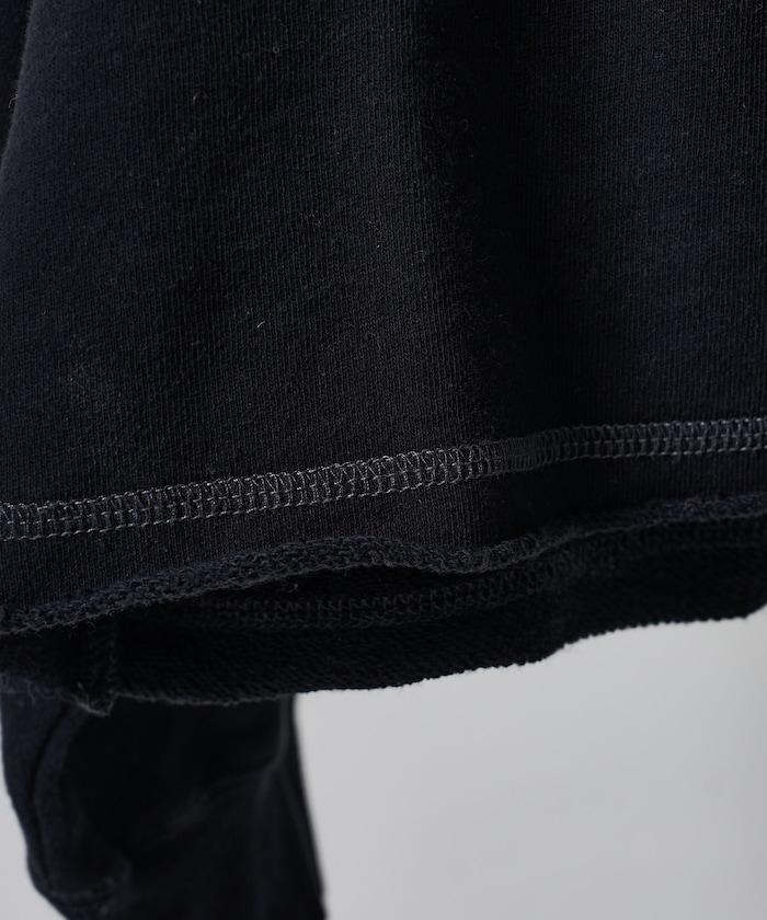 粉末漂白 剪裁開衩衛衣