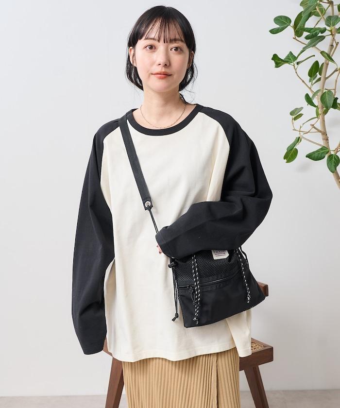 配色拉格朗T-shirt