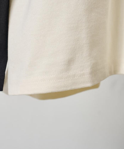 配色拉格朗T-shirt