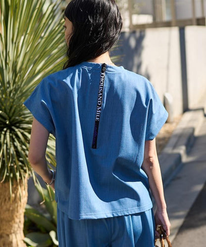 法式短袖 褲裝套裝 混搭