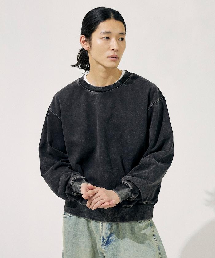 13盎司 短款圓領 拉鍊套頭衛衣