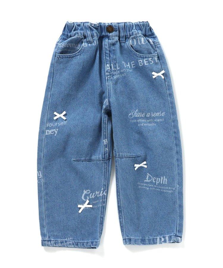 印花柯比牛仔褲 10分褲