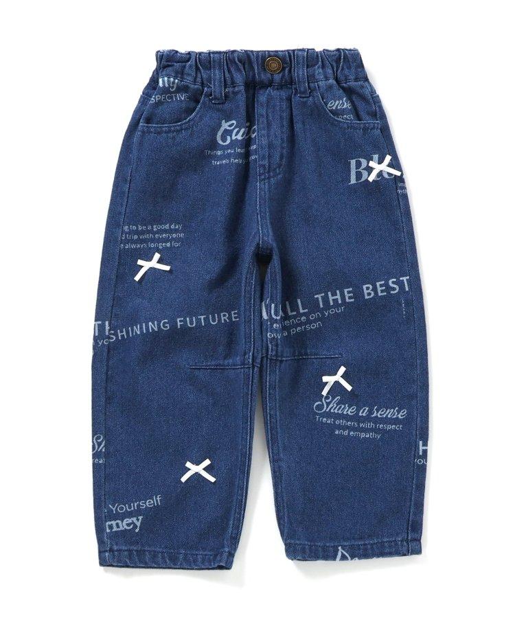 印花柯比牛仔褲 10分褲