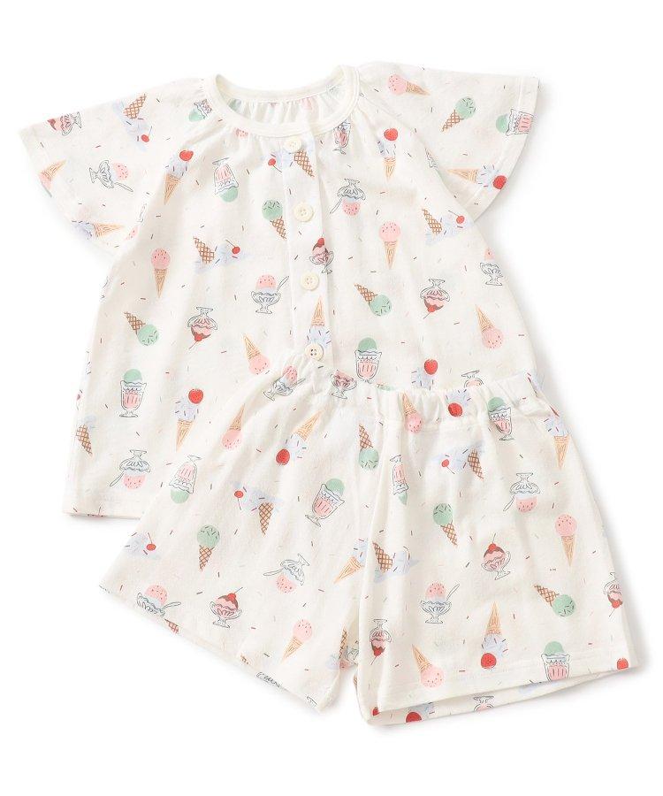 冰淇淋圖案開襟睡衣