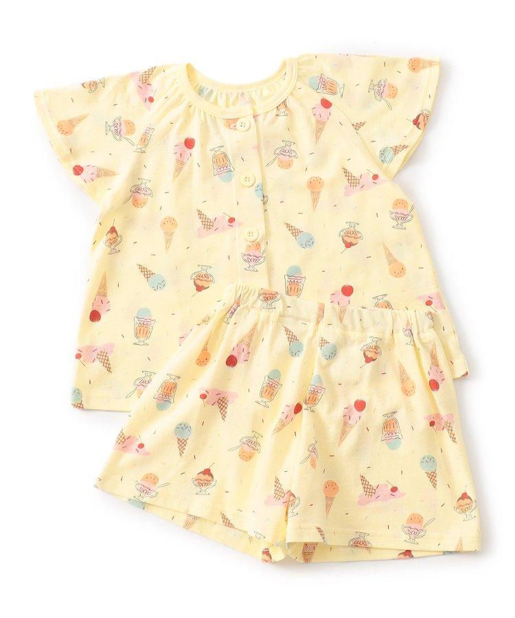 冰淇淋圖案開襟睡衣