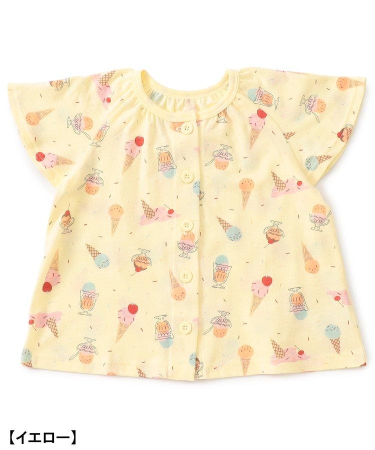 冰淇淋圖案開襟睡衣