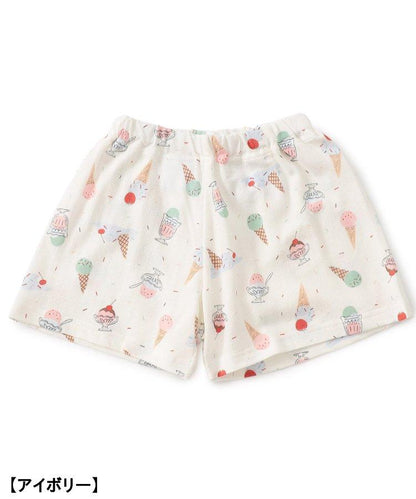 冰淇淋圖案開襟睡衣