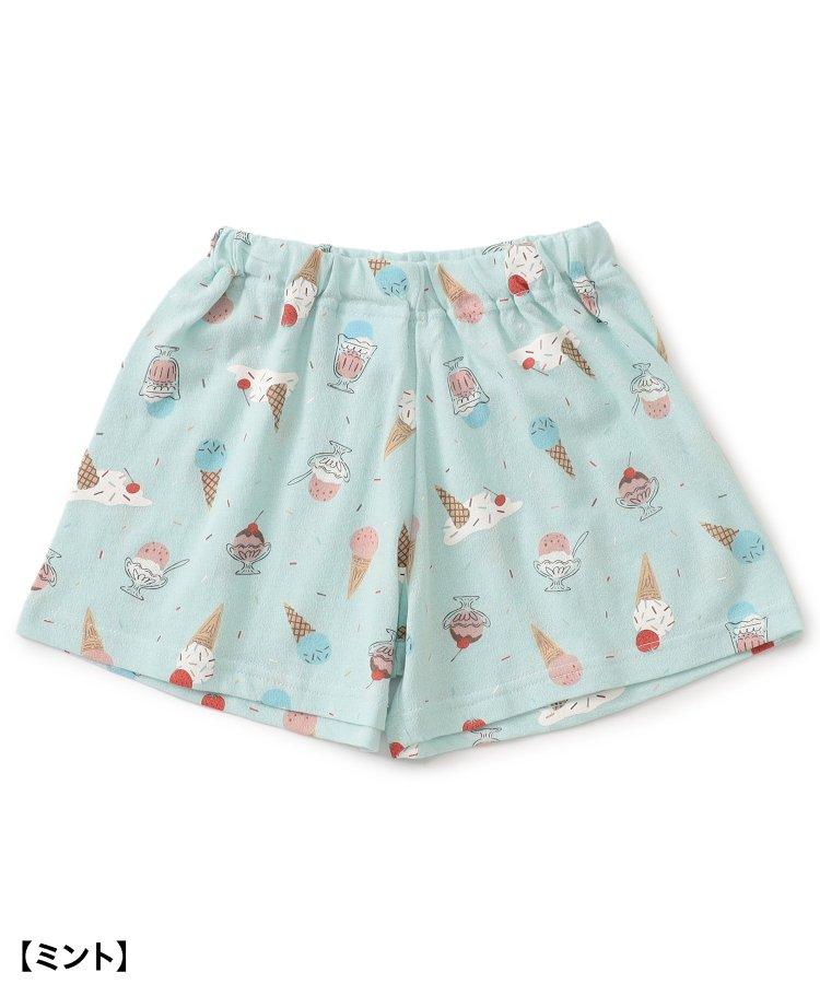 冰淇淋圖案開襟睡衣