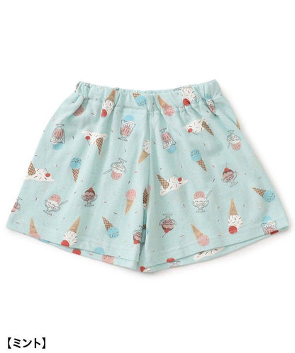 冰淇淋圖案開襟睡衣