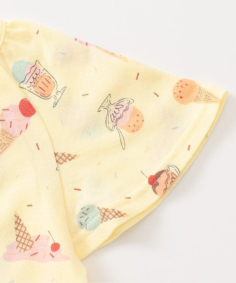 冰淇淋圖案開襟睡衣