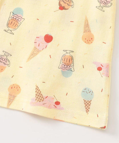 冰淇淋圖案開襟睡衣