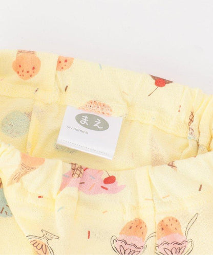 冰淇淋圖案開襟睡衣