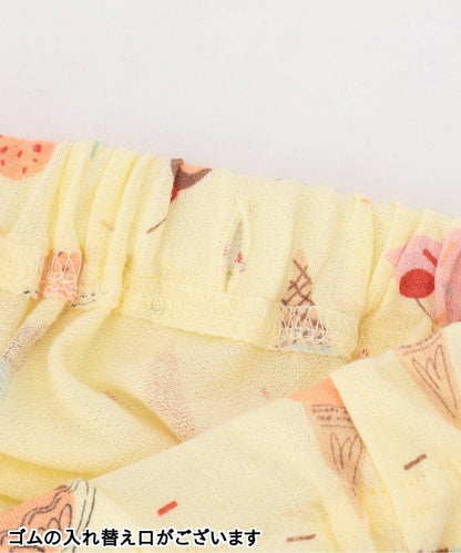 冰淇淋圖案開襟睡衣