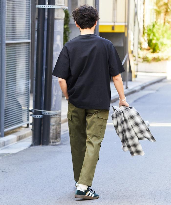 修身款 簡易 貨物褲