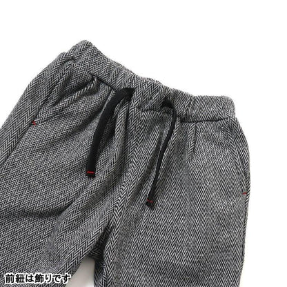 3柄4色裡絨修身T恤褲 九分褲