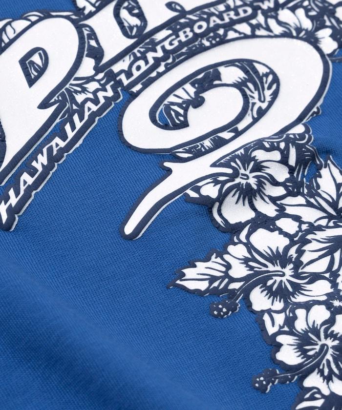 聯名 花卉圖案logo 長袖T恤