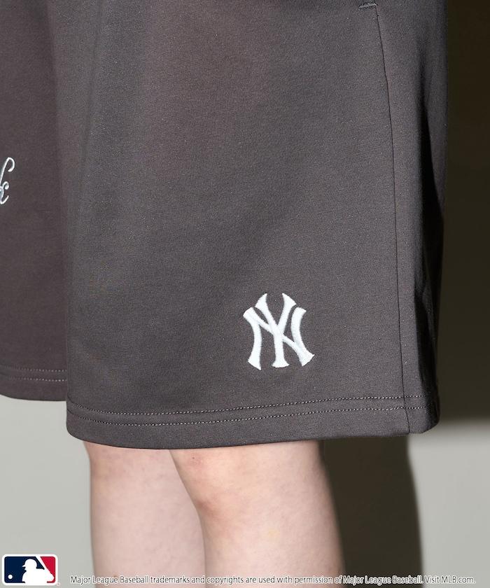 MLB 刺繡衛衣短褲