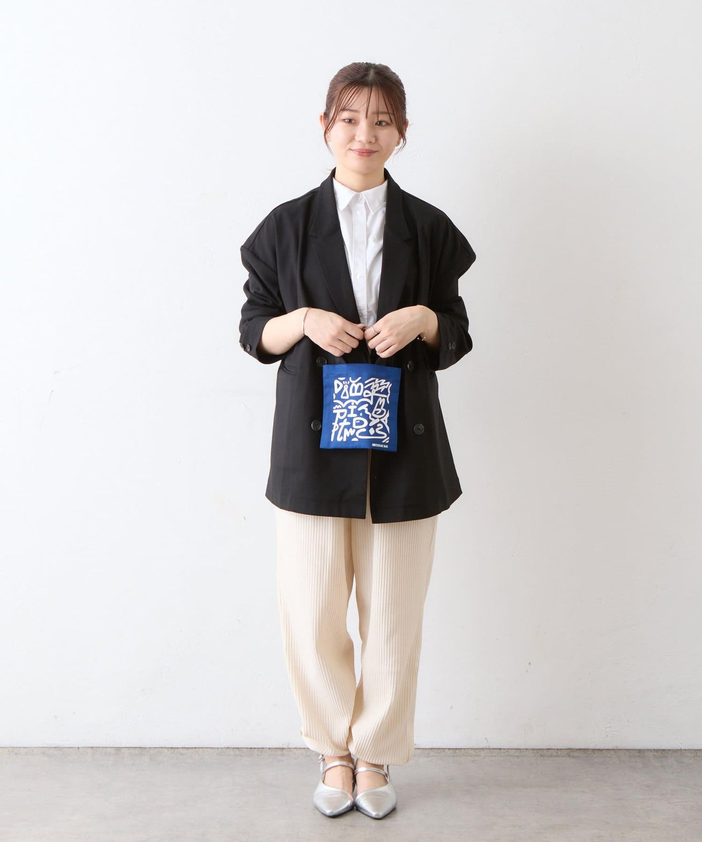 棉質迷你方形扁平包