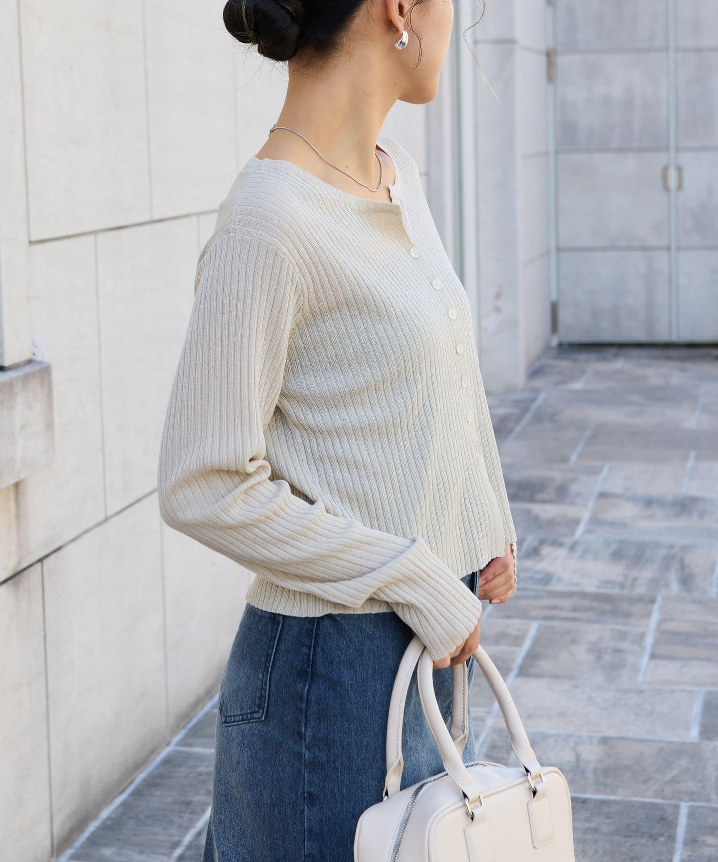 【SS】透明肋針開衫