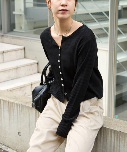 【SS】透明肋針開衫