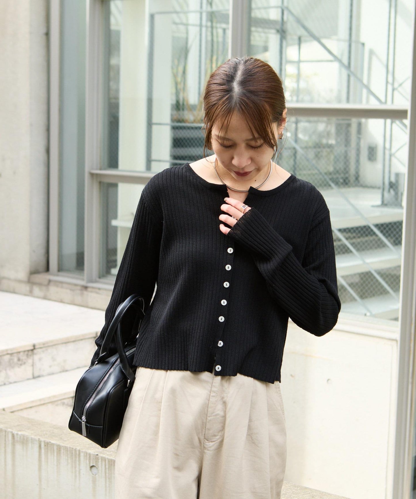 【SS】透明肋針開衫