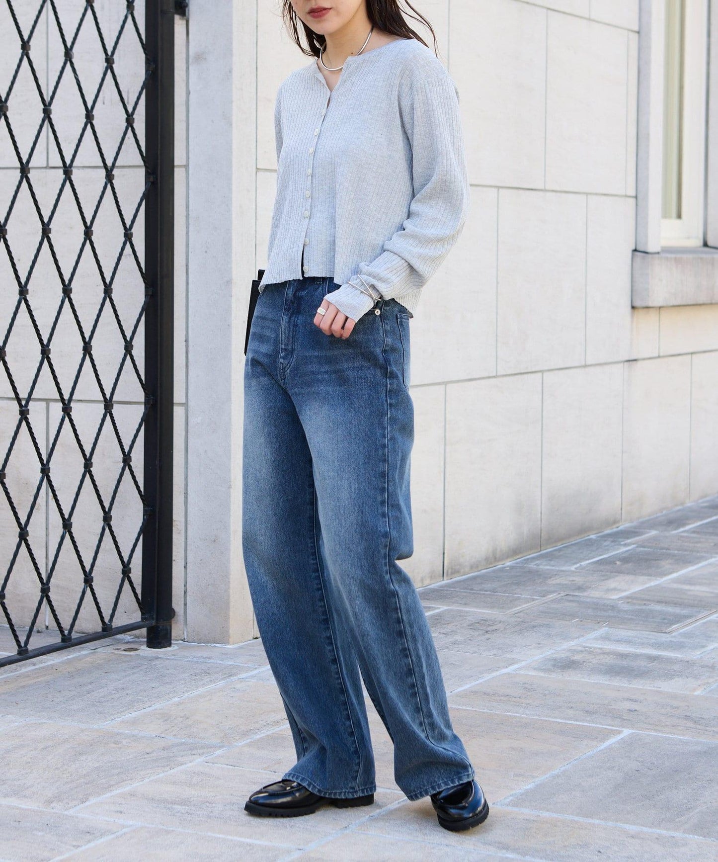 【SS】透明肋針開衫