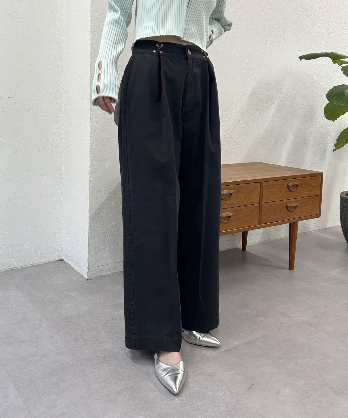 Dickies製品染色掛鉤腰帶褲