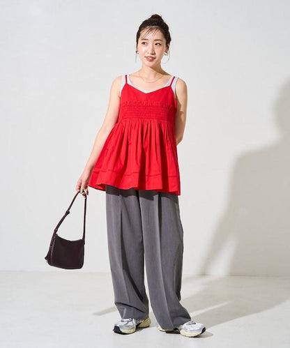 印度風捲邊吊帶長款上衣（可搭配套裝）