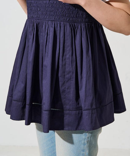 印度風捲邊吊帶長款上衣（可搭配套裝）