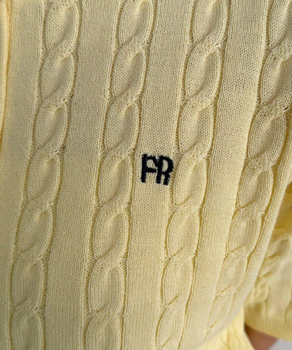FR刺繡連帽圖案短袖開衫