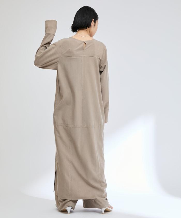 V領連衣裙